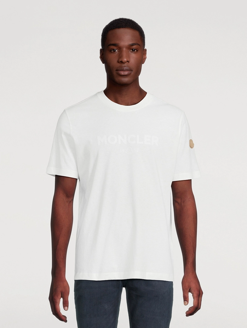 MONCLER Cotton And Cashmere Logo T-Shirt