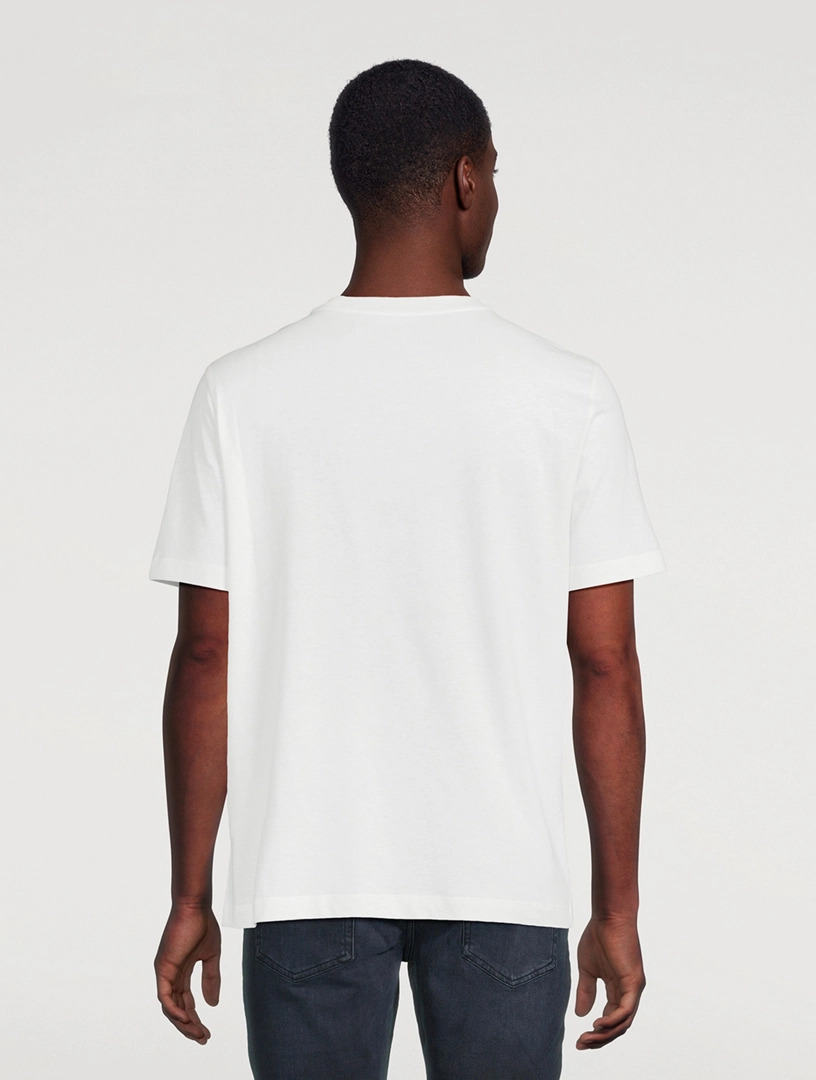 MONCLER Cotton And Cashmere Logo T-Shirt