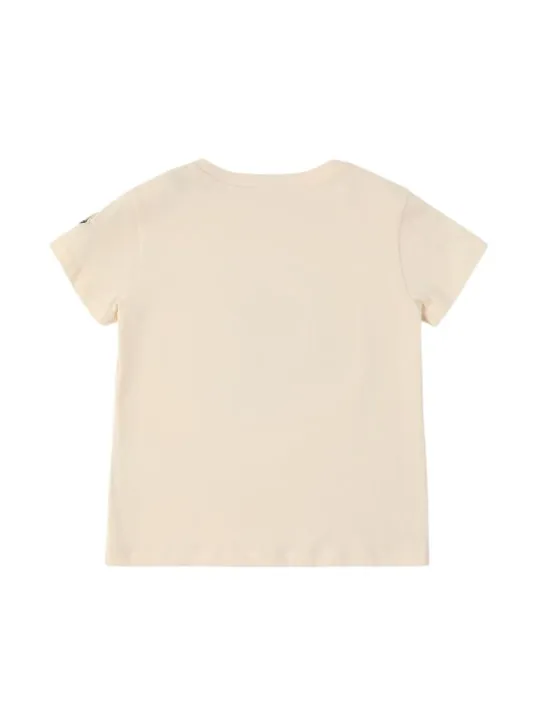 Moncler   Crystal logo cotton t-shirt 