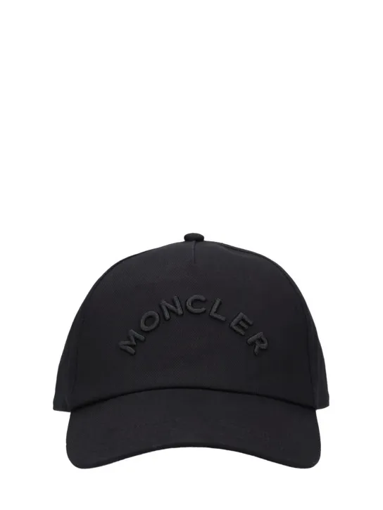 Moncler   Embroidered logo cotton baseball cap 