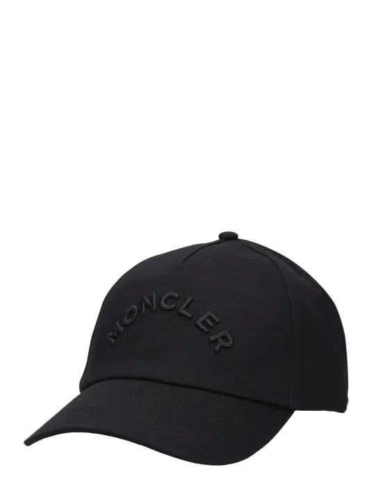 Moncler   Embroidered logo cotton baseball cap 