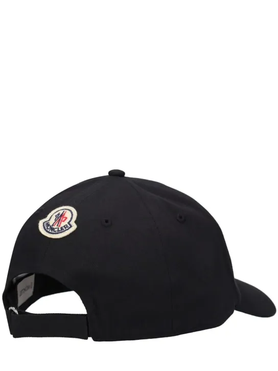 Moncler   Embroidered logo cotton baseball cap 