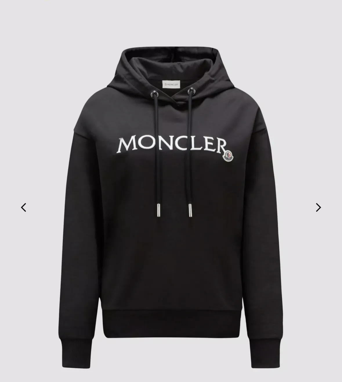 MONCLER  |Embroidered Logo Hoodie