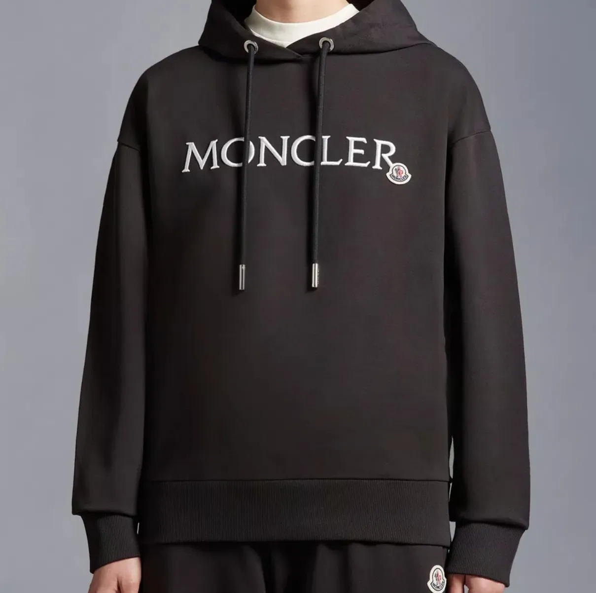 MONCLER  |Embroidered Logo Hoodie