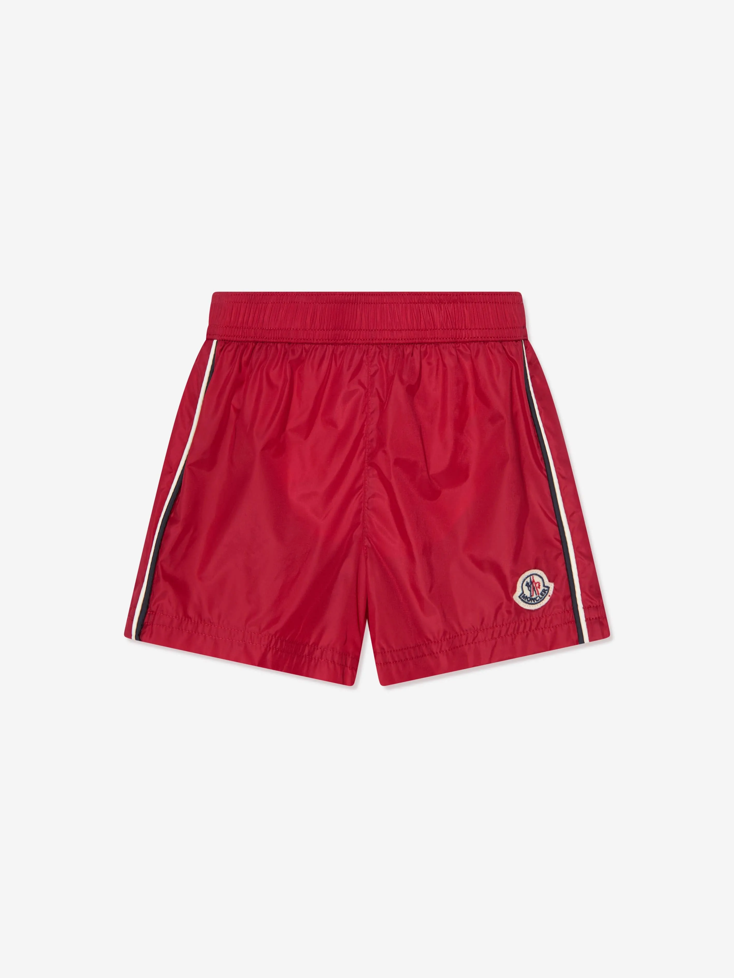 Moncler Enfant Baby Boys Logo Swim Shorts in Red