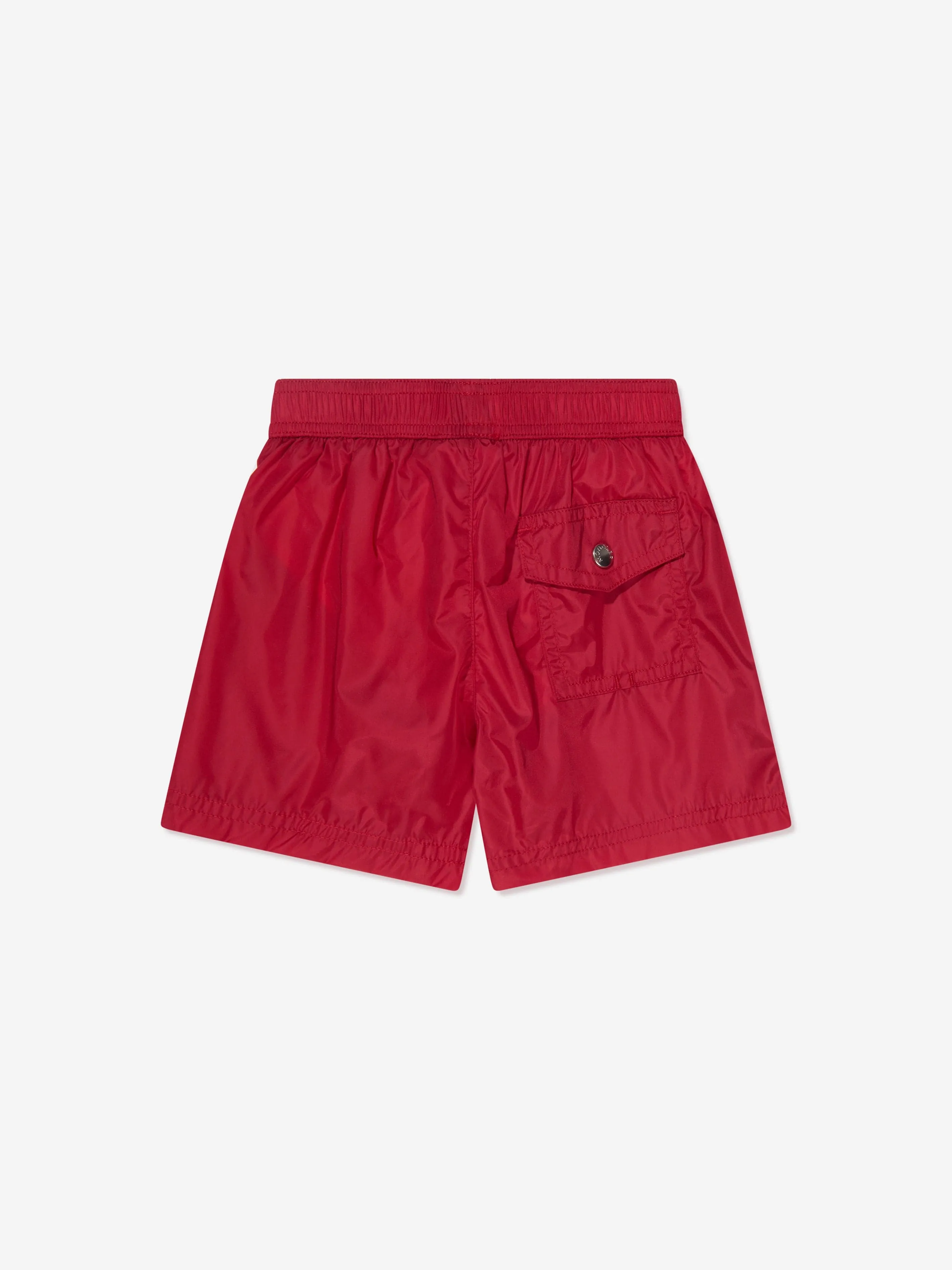 Moncler Enfant Baby Boys Logo Swim Shorts in Red