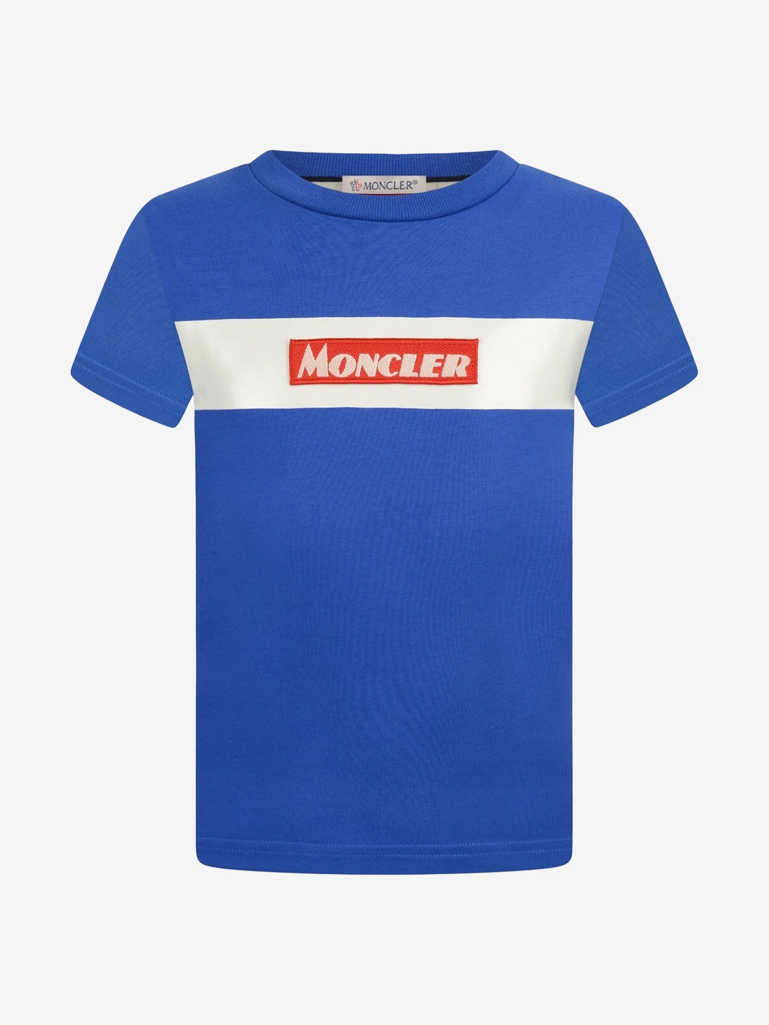 Moncler Enfant Boys Cotton Jersey Logo Top