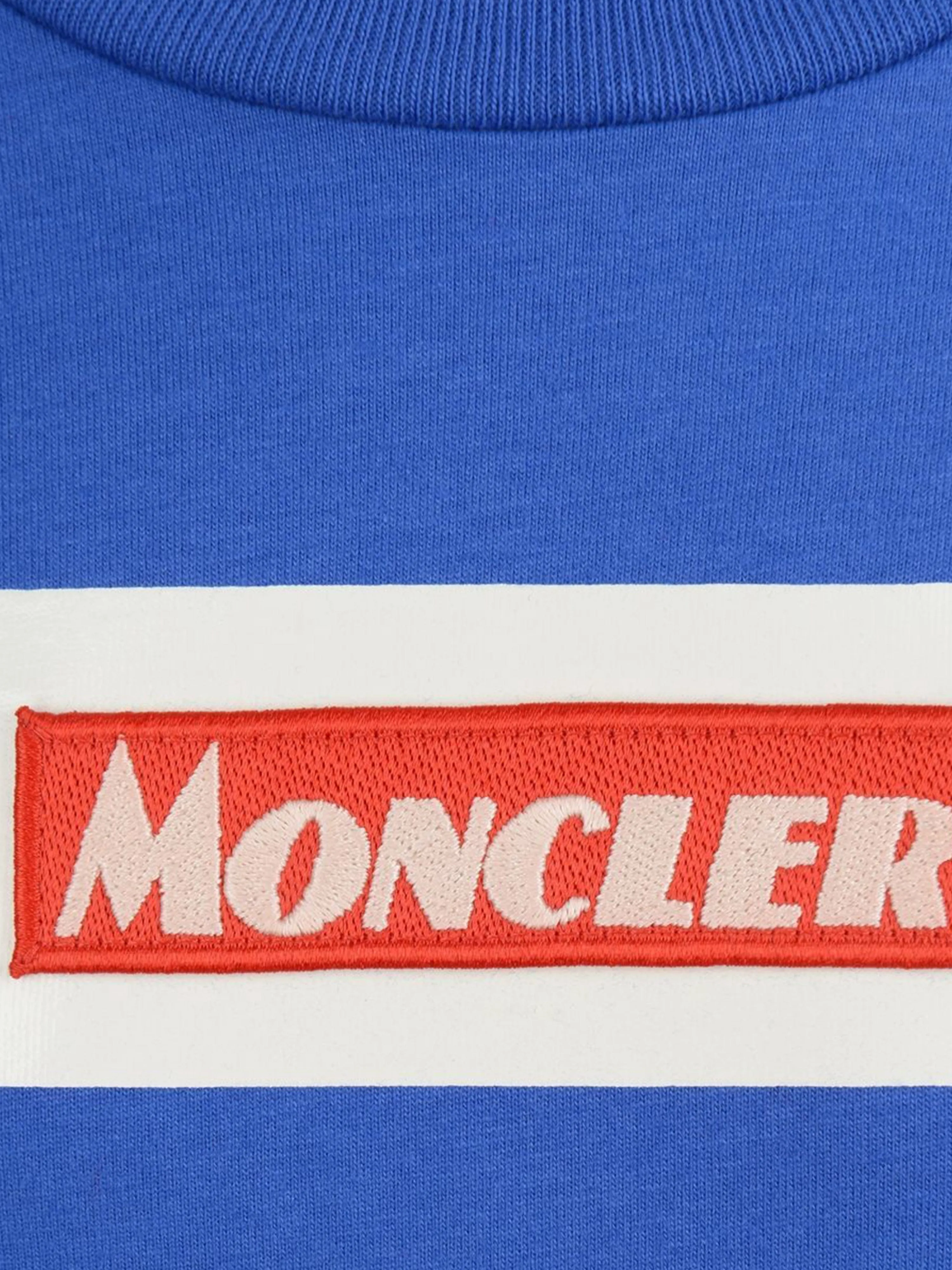 Moncler Enfant Boys Cotton Jersey Logo Top