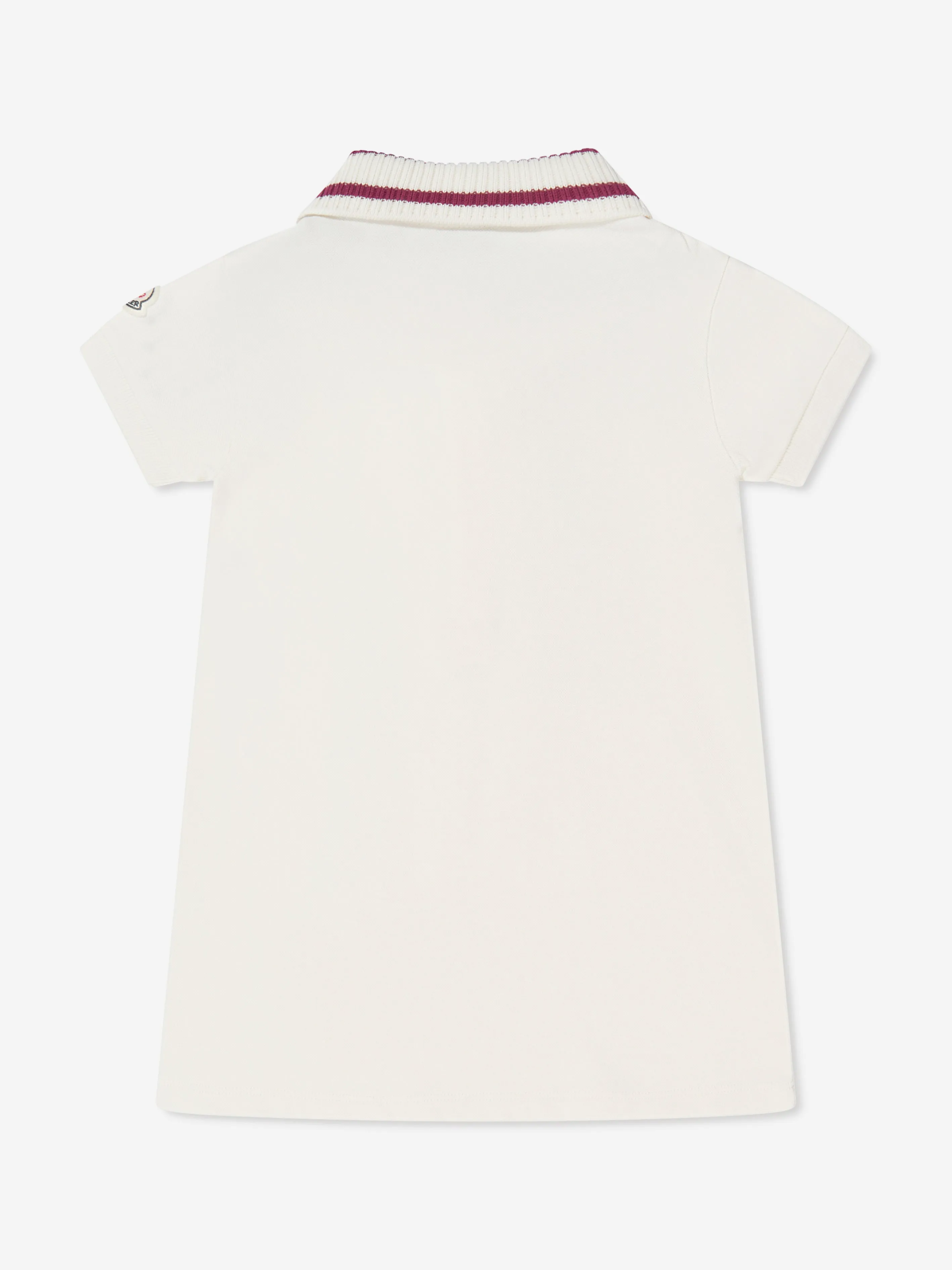 Moncler Enfant Girls Bear Polo Dress in White