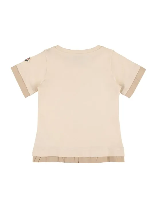 Moncler   Logo cotton jersey t-shirt 