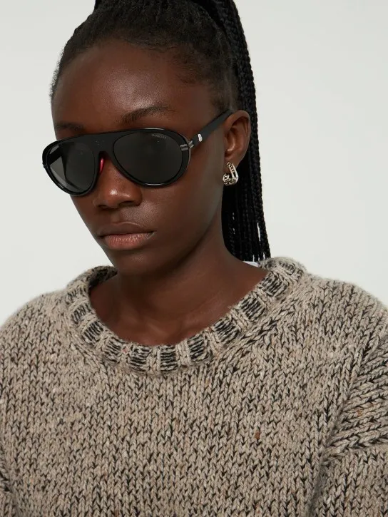 Moncler   Navigaze bold aviator sunglasses 