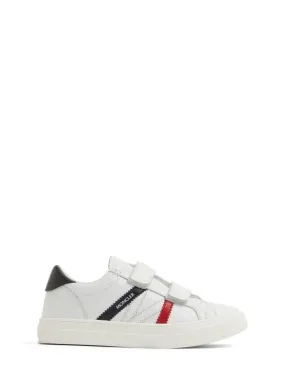 Moncler   Petit Monaco leather sneakers 