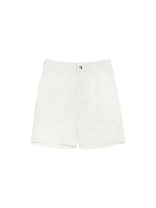 Moncler   Stretch cotton gabardine shorts 