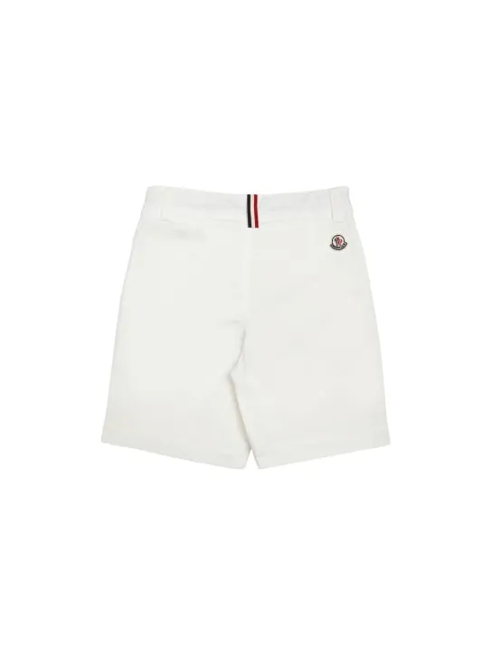 Moncler   Stretch cotton gabardine shorts 