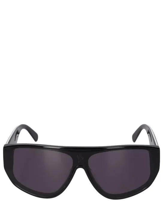 Moncler   Tronn Shield acetate mask sunglasses 