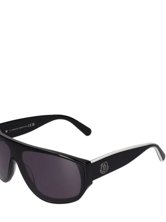 Moncler   Tronn Shield acetate mask sunglasses 