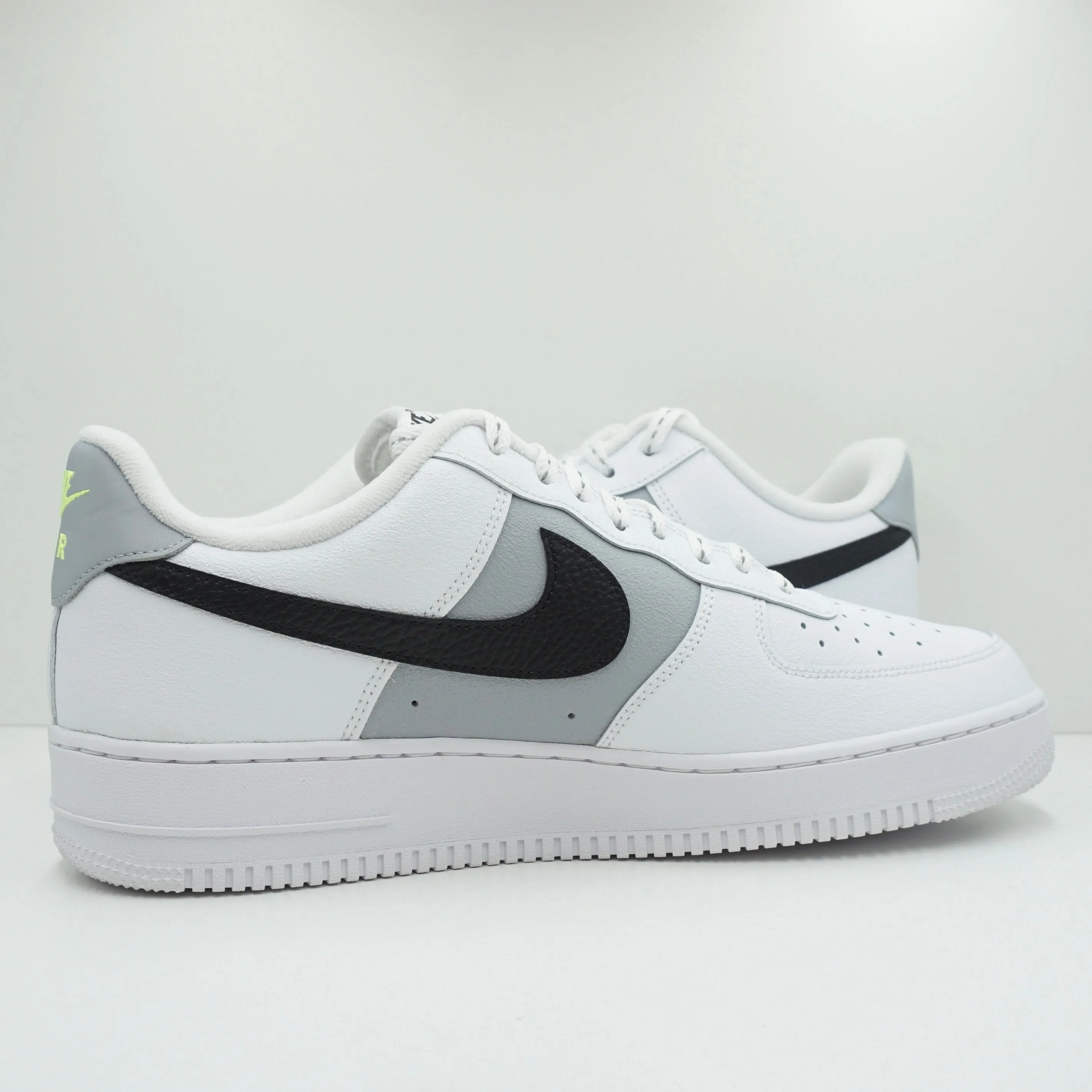 Nike Air Force 1 '07 White Volt Wolf Grey Black