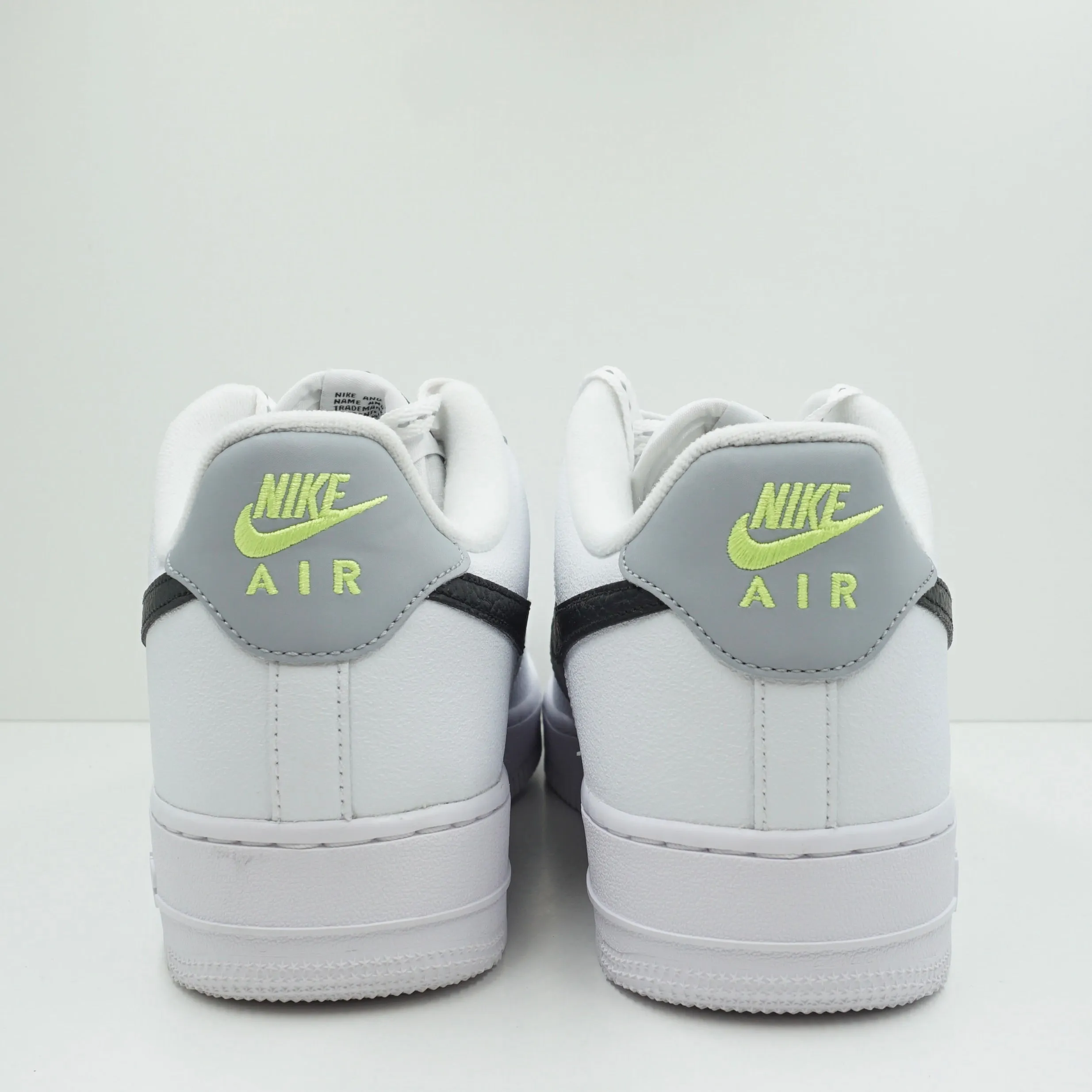 Nike Air Force 1 '07 White Volt Wolf Grey Black