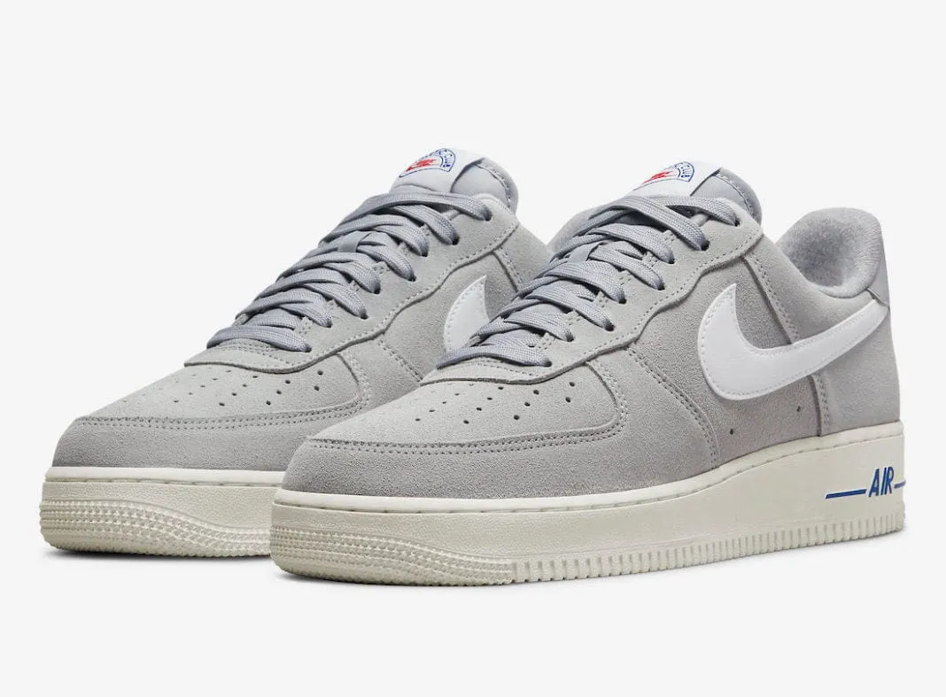 Nike Air Force 1 Low Light Smoke Grey White Sail Hyper Royal