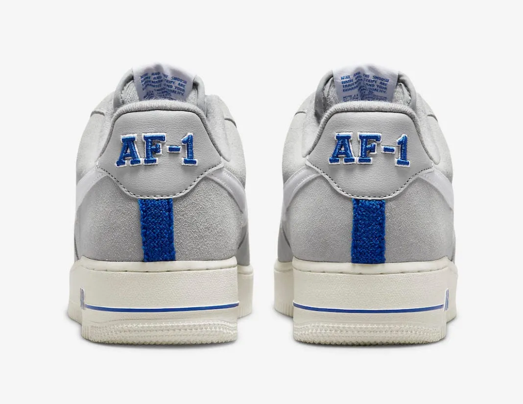 Nike Air Force 1 Low Light Smoke Grey White Sail Hyper Royal