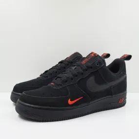 Nike Air Force 1 Low Multi-Swoosh Black Crimson