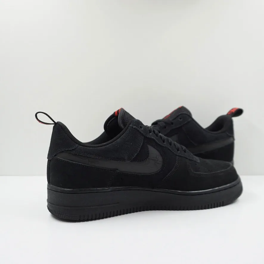 Nike Air Force 1 Low Multi-Swoosh Black Crimson