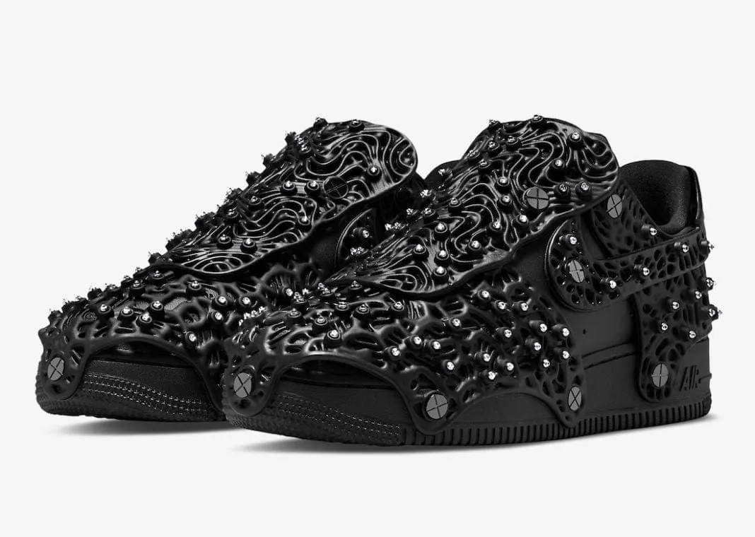 Nike Air Force 1 Low Swarovski Retroreflective Crystals Black (W)