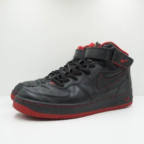 Nike Air Force 1 Mid Black Red