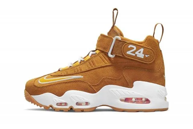 Nike air griffey max 1 wheat pollen white gum light brown