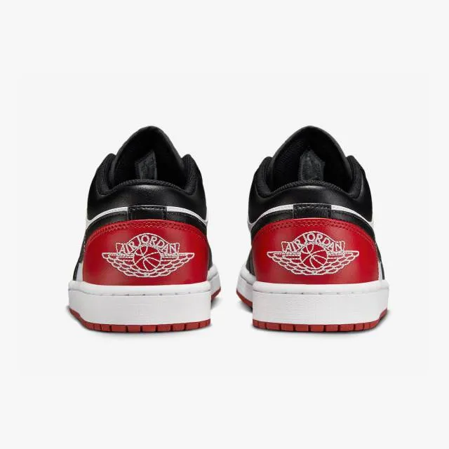 Nike Air Jordan 1 Low (Bred Toe 2.0/ White/ Varsity Red/...