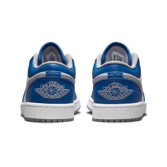 Nike Air Jordan 1 Low (True Blue Cement/ Cement Grey/ Wh...