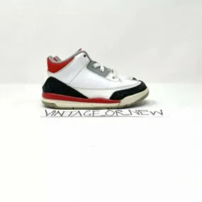 Nike Air Jordan III 3 Fire Red 2013 Retro TD Toddler 832...