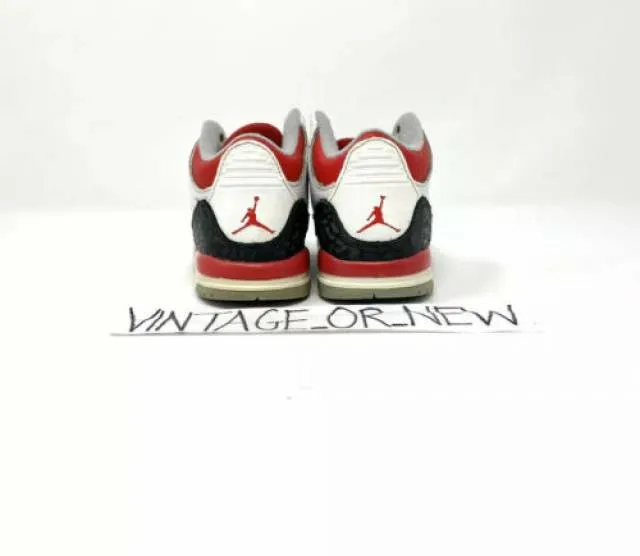 Nike Air Jordan III 3 Fire Red 2013 Retro TD Toddler 832...