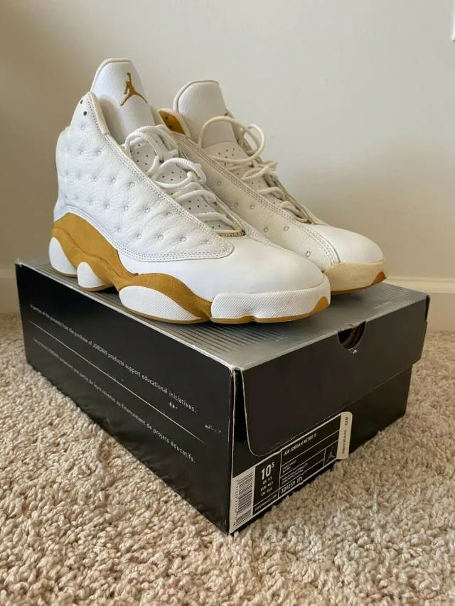 Nike Air Jordan Retro 13 Wheat 2004 OG White/ Wheat 3092...