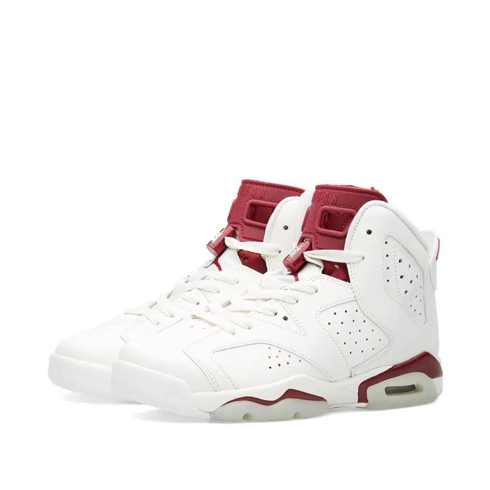 Nike Air Jordan VI Retro B.G.Off White & Maroon