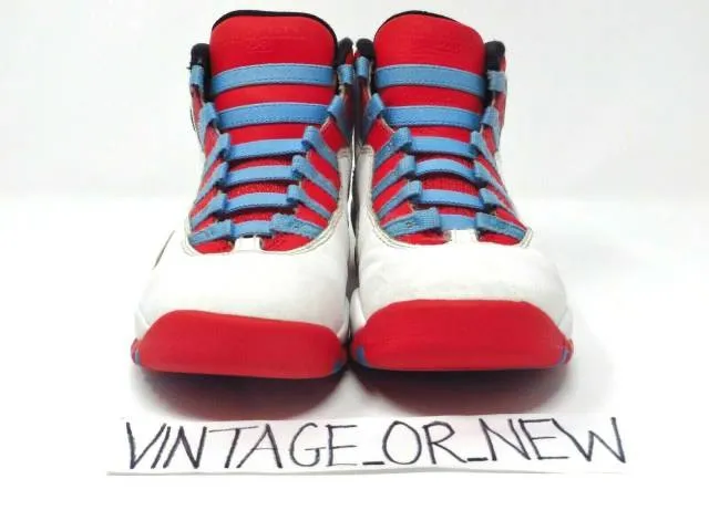 Nike Air Jordan X 10 Chicago Flag City Pack Retro 2016 B...