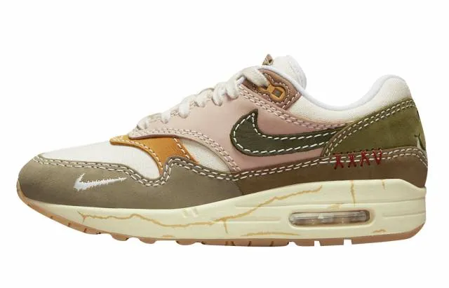 Nike air max 1 premium wabi-sabi tan olive sail 2022 dq8656-133