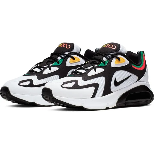 NIKE AIR MAX 200 (2000 WORLD STAGE) WHITE/BLACK-BRIGHT CRIMSON