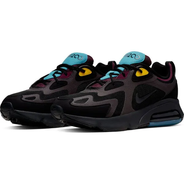 NIKE AIR MAX 200 BLACK/ANTHRACITE-BORDEAUX