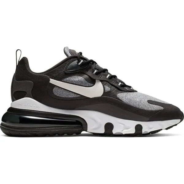 NIKE AIR MAX 270 REACT BLACK/VAST GREY-OFF NOIR