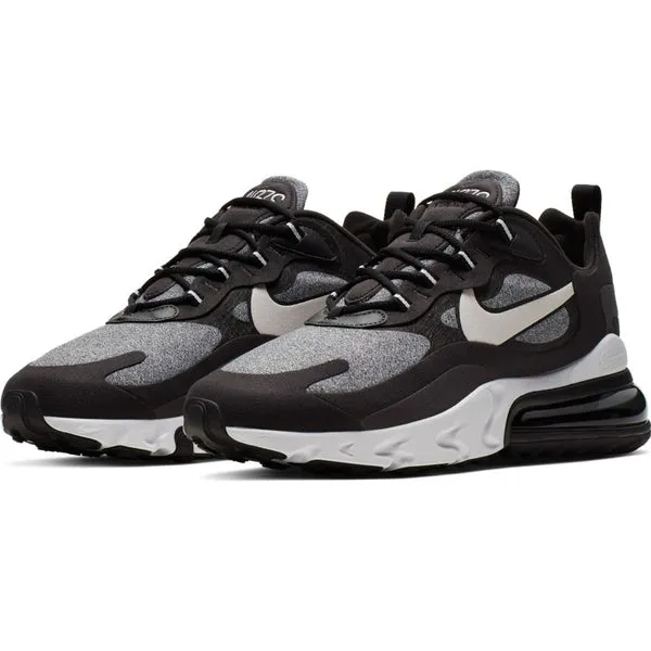 NIKE AIR MAX 270 REACT BLACK/VAST GREY-OFF NOIR