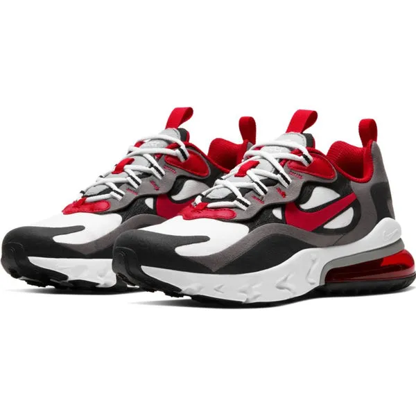 NIKE AIR MAX 270 REACT IRON GREY/UNIVERSITY RED-BLACK-WHITE