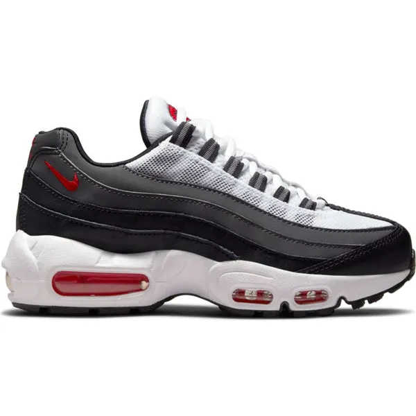 Nike Air Max 95 Recraft (GS), WHITE/UNIVERSITY RED-IRON GREY-BLACK