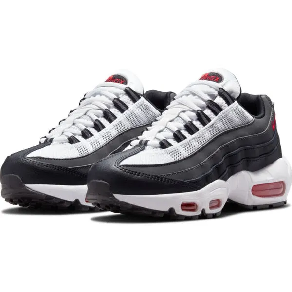 Nike Air Max 95 Recraft (GS), WHITE/UNIVERSITY RED-IRON GREY-BLACK