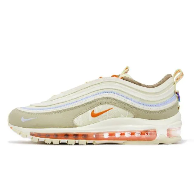 Nike air max 97 alabaster ivory olive men unisex casual lifestyle dx6037-781