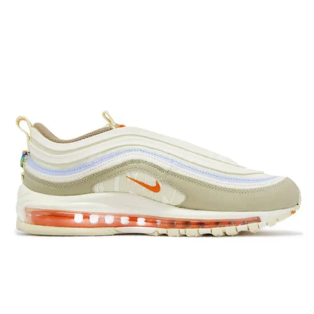 Nike air max 97 alabaster ivory olive men unisex casual lifestyle dx6037-781