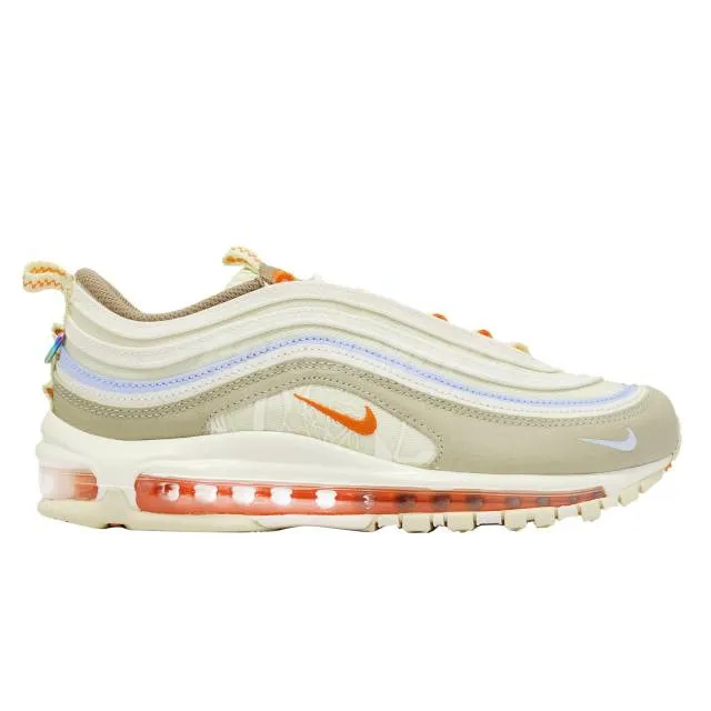 Nike air max 97 alabaster ivory olive men unisex casual lifestyle dx6037-781