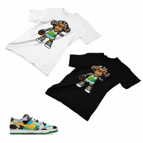 Nike Dunk Ben Jerry’s Matching Custom Designed T shirt ND 1-2-7