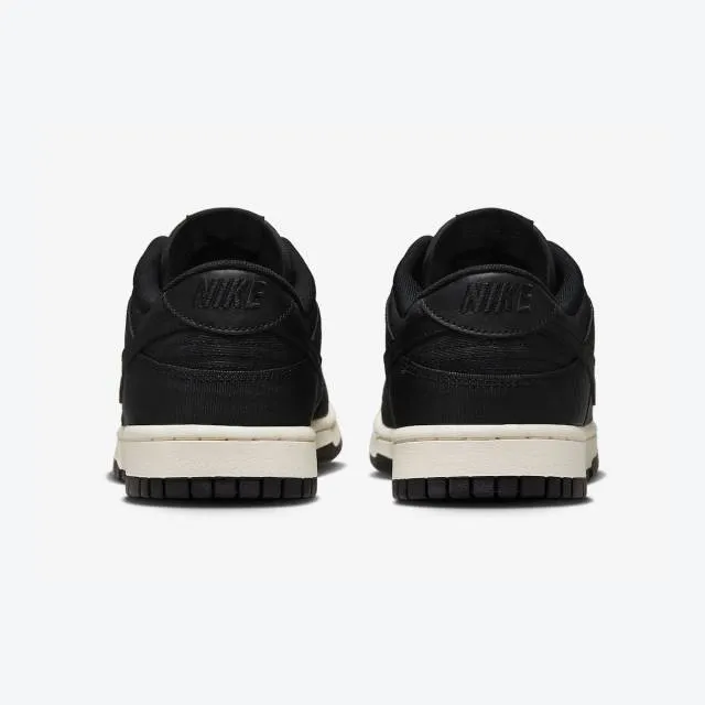 Nike Dunk Low (Black Canvas/ Black/ Black/ White) Men US 8-1