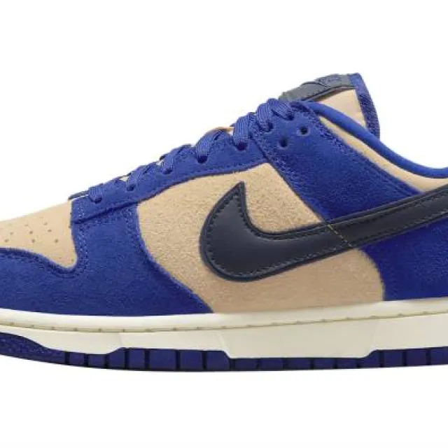 Nike dunk low blue suede